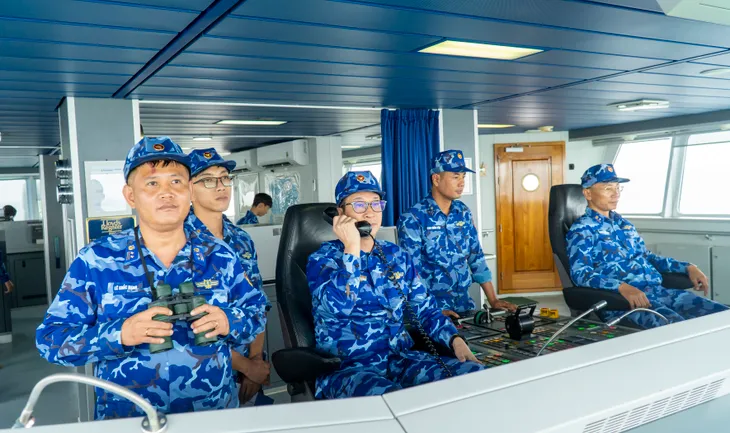 Cảnh sát biển Việt Nam - Indonesia luyện tập chung trên biển - Ảnh 3. Cảnh sát biển Việt Nam - Indonesia luyện tập chung trên biển - Ảnh 3.