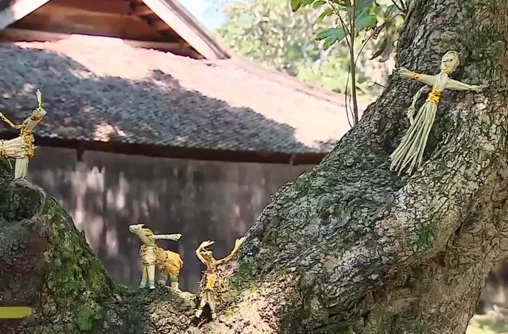 Biến rơm thành đồ chơi dân gian độc đáo - Ảnh 1. Biến rơm thành đồ chơi dân gian độc đáo - Ảnh 1.