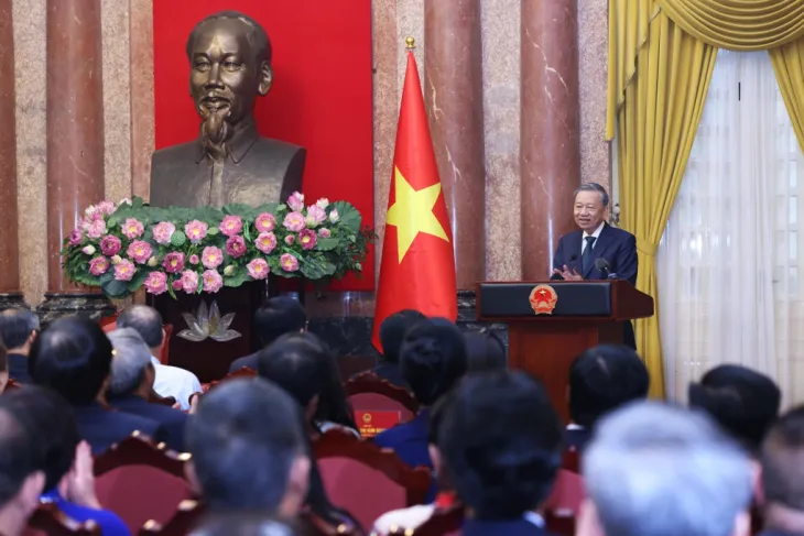 Tổng Bí thư, Chủ tịch nước Tô Lâm gặp mặt doanh nhân tiêu biểu - Ảnh 1. Tổng Bí thư, Chủ tịch nước Tô Lâm gặp mặt doanh nhân tiêu biểu - Ảnh 1.