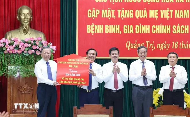 Tổng Bí thư, Chủ tịch nước Tô Lâm tri ân người có công và hỗ trợ người nghèo tỉnh Quảng Trị - Ảnh 3. Tổng Bí thư, Chủ tịch nước Tô Lâm tri ân người có công và hỗ trợ người nghèo tỉnh Quảng Trị - Ảnh 3.