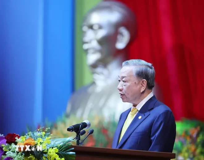 Tổng Bí thư, Chủ tịch nước Tô Lâm: Phát huy khối đại đoàn kết toàn dân tộc, đưa đất nước bước vào kỷ nguyên mới - Ảnh 3. Tổng Bí thư, Chủ tịch nước Tô Lâm: Phát huy khối đại đoàn kết toàn dân tộc, đưa đất nước bước vào kỷ nguyên mới - Ảnh 3.