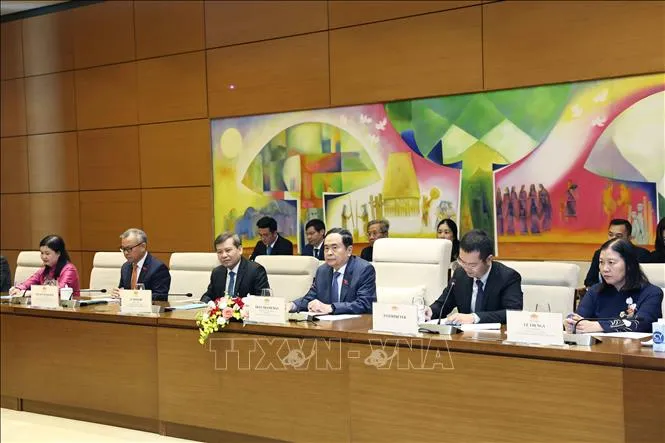 Chủ tịch Quốc hội Trần Thanh Mẫn tiếp Chánh án Tòa án Nhân dân Tối cao Trung Quốc - Ảnh 2. Chủ tịch Quốc hội Trần Thanh Mẫn tiếp Chánh án Tòa án Nhân dân Tối cao Trung Quốc - Ảnh 2.