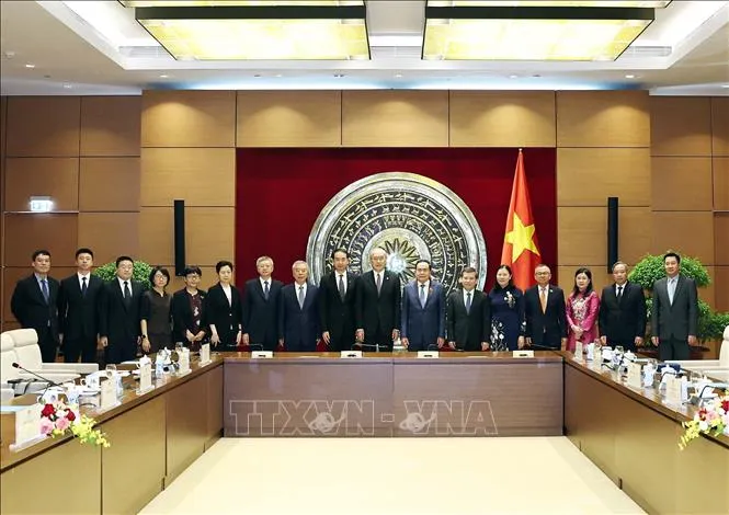 Chủ tịch Quốc hội Trần Thanh Mẫn tiếp Chánh án Tòa án Nhân dân Tối cao Trung Quốc - Ảnh 4. Chủ tịch Quốc hội Trần Thanh Mẫn tiếp Chánh án Tòa án Nhân dân Tối cao Trung Quốc - Ảnh 4.