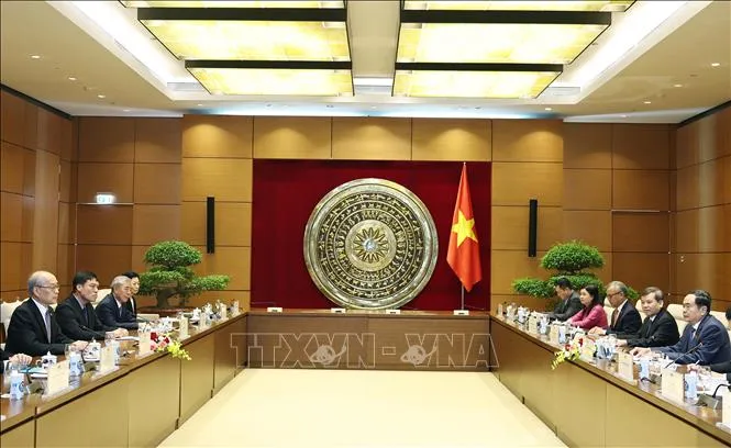 Chủ tịch Quốc hội Trần Thanh Mẫn tiếp Chánh án Tòa án Nhân dân Tối cao Trung Quốc - Ảnh 1. Chủ tịch Quốc hội Trần Thanh Mẫn tiếp Chánh án Tòa án Nhân dân Tối cao Trung Quốc - Ảnh 1.