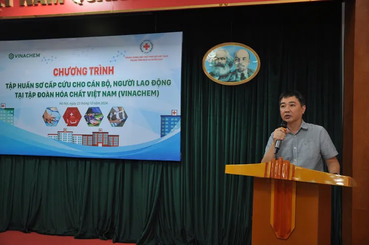 Trung tâm Dịch vụ Nhân đạo huấn luyện Sơ cấp cứu tại Tập đoàn Hóa chất - Ảnh 2. Trung tâm Dịch vụ Nhân đạo huấn luyện Sơ cấp cứu tại Tập đoàn Hóa chất - Ảnh 2.