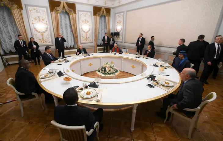 Hội nghị thượng đỉnh BRICS 2024: Vì sự phát triển và an ninh toàn cầu công bằng - Ảnh 1. Hội nghị thượng đỉnh BRICS 2024: Vì sự phát triển và an ninh toàn cầu công bằng - Ảnh 1.