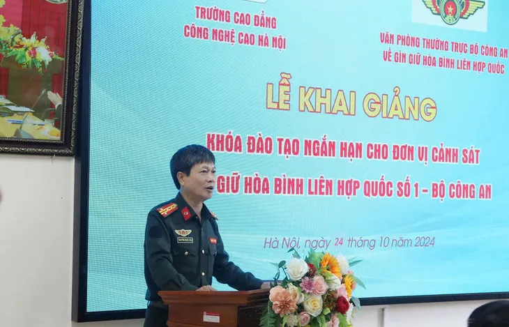 Khai giảng Khóa đào tạo cho Cảnh sát gìn giữ hòa bình Liên hợp quốc - Ảnh 2. Khai giảng Khóa đào tạo cho Cảnh sát gìn giữ hòa bình Liên hợp quốc - Ảnh 2.