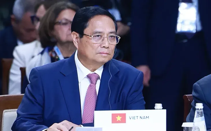 Thủ tướng Phạm Minh Chính đề xuất 5 kết nối chiến lược góp phần kiến tạo một thế giới tốt đẹp hơn - Ảnh 1. Thủ tướng Phạm Minh Chính đề xuất 5 kết nối chiến lược góp phần kiến tạo một thế giới tốt đẹp hơn - Ảnh 1.