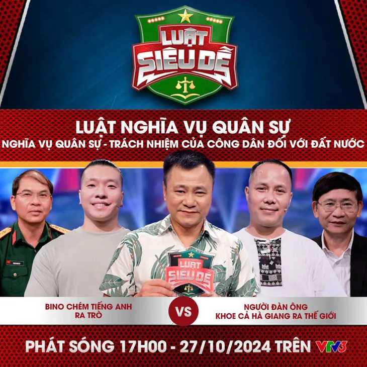 Bất ngờ trước thử thách của Luật siêu dễ chủ đề Luật nghĩa vụ quân sự - Ảnh 1. Bất ngờ trước thử thách của Luật siêu dễ chủ đề Luật nghĩa vụ quân sự - Ảnh 1.