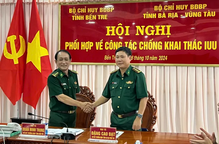 Bộ đội Biên phòng các tỉnh phía Nam phối hợp chống khai thác hải sản vi phạm IUU - Ảnh 1. Bộ đội Biên phòng các tỉnh phía Nam phối hợp chống khai thác hải sản vi phạm IUU - Ảnh 1.