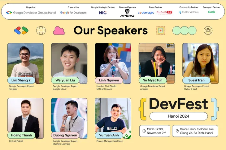 GDG DevFest Hanoi 2024 - Ngày hội dành cho cộng đồng lập trình viên - Ảnh 1. GDG DevFest Hanoi 2024 - Ngày hội dành cho cộng đồng lập trình viên - Ảnh 1.