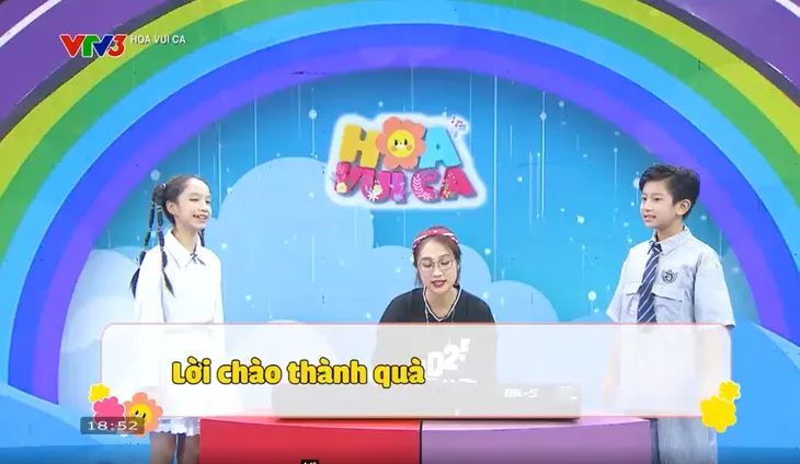 Hoa vui ca: Tập hát ca khúc Lời chào của em - Ảnh 1. Hoa vui ca: Tập hát ca khúc Lời chào của em - Ảnh 1.
