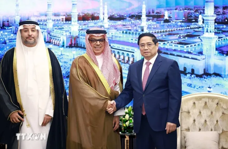 Thủ tướng làm việc với các doanh nghiệp lớn của Saudi Arabia - Ảnh 1. Thủ tướng làm việc với các doanh nghiệp lớn của Saudi Arabia - Ảnh 1.