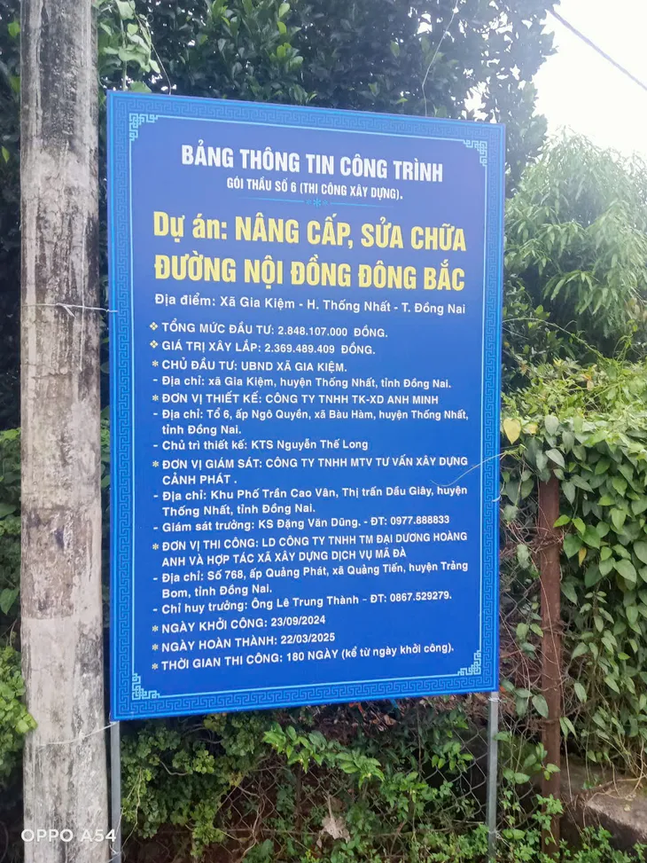Đồng Nai: Nhà thầu rút ruột công trình làm đường nông thôn, bị dân tố giác - Ảnh 2. Đồng Nai: Nhà thầu rút ruột công trình làm đường nông thôn, bị dân tố giác - Ảnh 2.