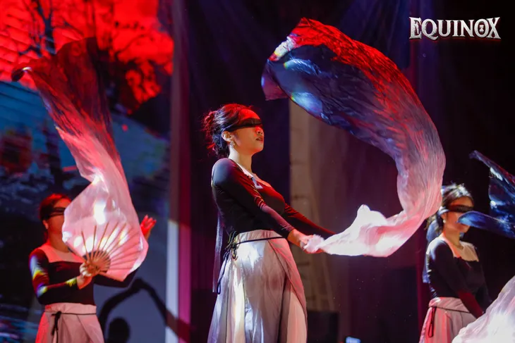 Không gian nghệ thuật ấn tượng tại đêm hội Halloween Học viện Báo chí và Tuyên truyền - Ảnh 1. Không gian nghệ thuật ấn tượng tại đêm hội Halloween Học viện Báo chí và Tuyên truyền - Ảnh 1.