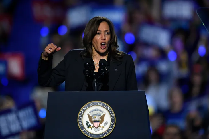 Ông Trump, bà Harris đua tranh giành phiếu bầu ở các bang dao động - Ảnh 1.