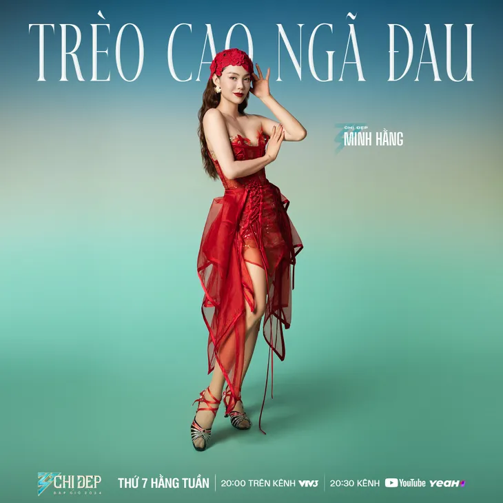 Minh Hằng rực rỡ và kiêu sa trong tiết mục solo Trèo cao ngã đau - Ảnh 1. Minh Hằng rực rỡ và kiêu sa trong tiết mục solo Trèo cao ngã đau - Ảnh 1.