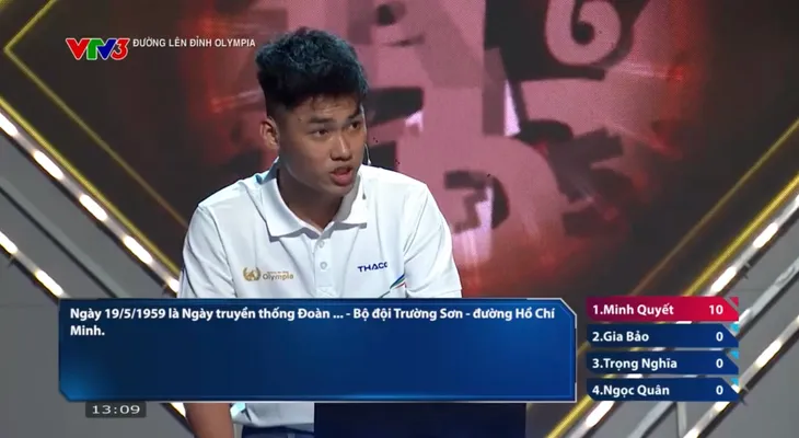 Đường lên đỉnh Olympia: Đảo ngược tình thế, nam sinh TP. Hồ Chí Minh giành vòng nguyệt quế đầy ngoạn mục - Ảnh 2. Đường lên đỉnh Olympia: Đảo ngược tình thế, nam sinh TP. Hồ Chí Minh giành vòng nguyệt quế đầy ngoạn mục - Ảnh 2.