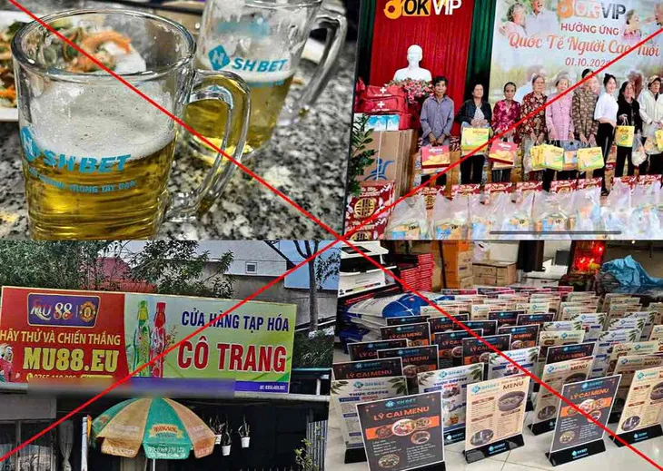 Lợi dụng từ thiện, tặng quà để quảng cáo cá cược, cờ bạc trực tuyến - Ảnh 1. Lợi dụng từ thiện, tặng quà để quảng cáo cá cược, cờ bạc trực tuyến - Ảnh 1.
