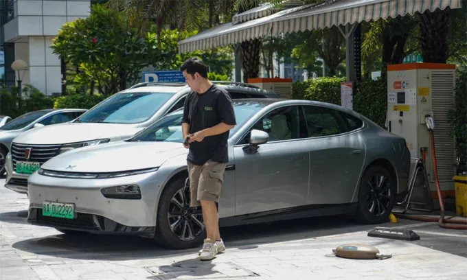 Trung Quốc có số trụ sạc xe điện cao hàng đầu thế giới - Ảnh 1. Trung Quốc có số trụ sạc xe điện cao hàng đầu thế giới - Ảnh 1.