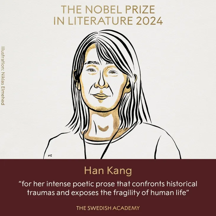 Han Kang: Người chấm dứt cơn khát của Hàn Quốc với giải Nobel Văn học - Ảnh 1. Han Kang: Người chấm dứt cơn khát của Hàn Quốc với giải Nobel Văn học - Ảnh 1.