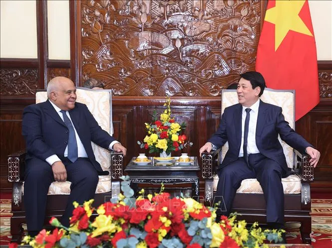 Chủ tịch nước Lương Cường tiếp Đại sứ Cuba đến chào từ biệt - Ảnh 2. Chủ tịch nước Lương Cường tiếp Đại sứ Cuba đến chào từ biệt - Ảnh 2.