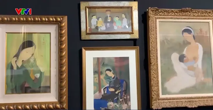 Dòng tranh Đông Dương phục hồi tại Pháp - Ảnh 1. Dòng tranh Đông Dương phục hồi tại Pháp - Ảnh 1.