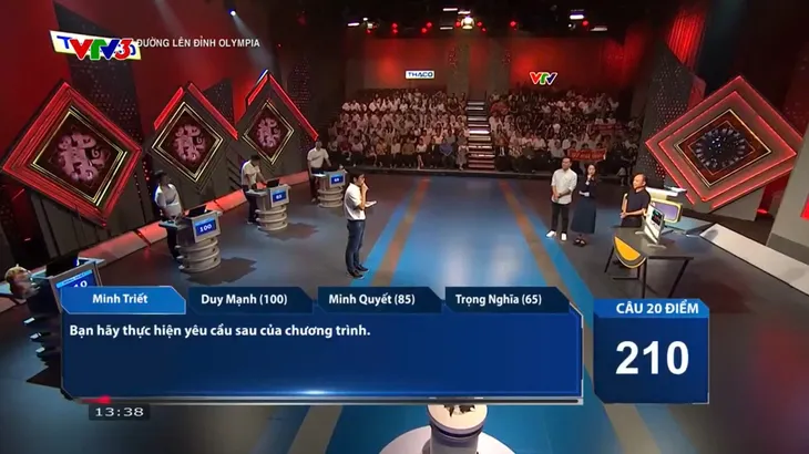 Đường lên đỉnh Olympia: Nam sinh đến từ TP. Hồ Chí Minh giành vòng nguyệt quế thuyết phục - Ảnh 8. Đường lên đỉnh Olympia: Nam sinh đến từ TP. Hồ Chí Minh giành vòng nguyệt quế thuyết phục - Ảnh 8.
