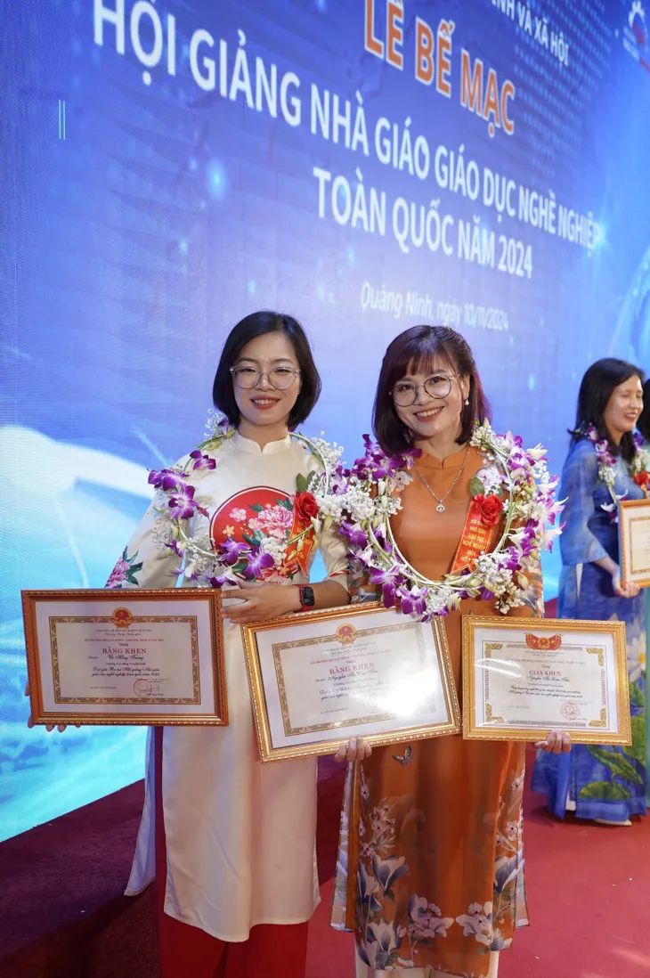 2 nhà giáo Trường Cao đẳng Truyền hình đạt giải cao tại Hội giảng Nhà giáo GDNN toàn quốc năm 2024 - Ảnh 1.