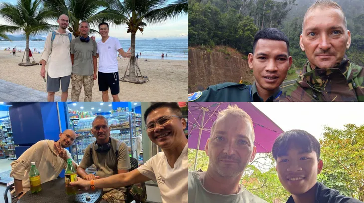 Lan toả tình yêu môi trường qua hành trình xuyên Việt của chàng trai người Nga - Ảnh 4. Lan toả tình yêu môi trường qua hành trình xuyên Việt của chàng trai người Nga - Ảnh 4.