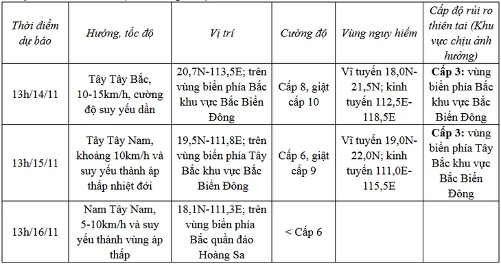 Bão số 8 gây gió mạnh, sóng lớn trên vùng biển Bắc Biển Đông - Ảnh 1.