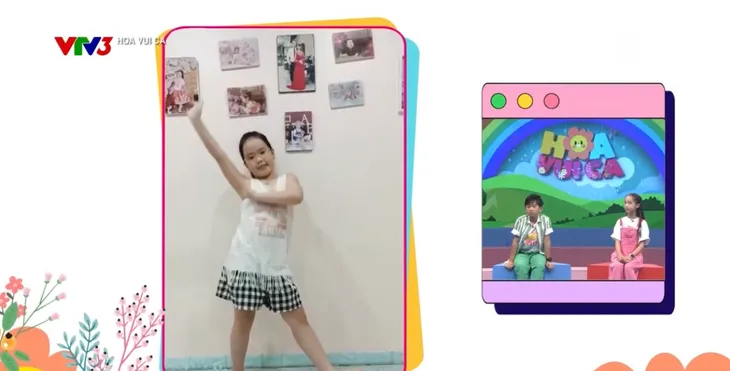 Hoa vui ca: Các khán giả nhí thể hiện những điệu múa nhịp nhàng - Ảnh 1. Hoa vui ca: Các khán giả nhí thể hiện những điệu múa nhịp nhàng - Ảnh 1.