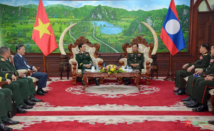 Tăng cường hợp tác quốc phòng Việt Nam - Lào - Ảnh 3. Tăng cường hợp tác quốc phòng Việt Nam - Lào - Ảnh 3.