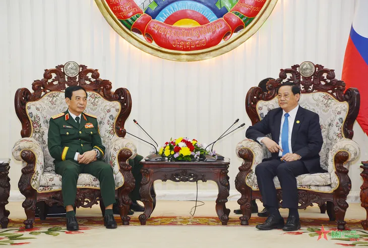 Tăng cường hợp tác quốc phòng Việt Nam - Lào - Ảnh 2. Tăng cường hợp tác quốc phòng Việt Nam - Lào - Ảnh 2.