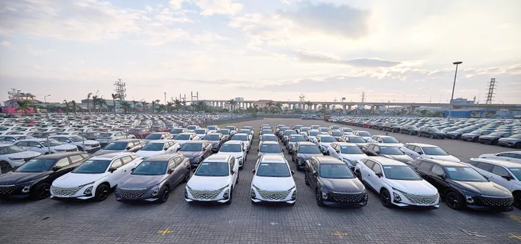 Lô xe Omoda C5 đầu tiên về Việt Nam - Ảnh 1. Lô xe Omoda C5 đầu tiên về Việt Nam - Ảnh 1.