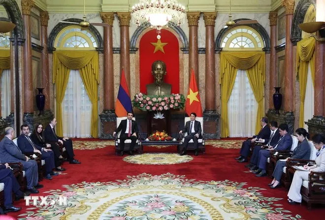 Việt Nam luôn coi trọng quan hệ hữu nghị và hợp tác nhiều mặt với Armenia - Ảnh 2. Việt Nam luôn coi trọng quan hệ hữu nghị và hợp tác nhiều mặt với Armenia - Ảnh 2.