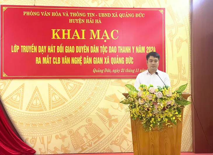 Quảng Ninh:Mở lớp dạy hát đối giao duyên dân tộc Dao Thanh Y ở huyện Hải Hà - Ảnh 2. Quảng Ninh:Mở lớp dạy hát đối giao duyên dân tộc Dao Thanh Y ở huyện Hải Hà - Ảnh 2.