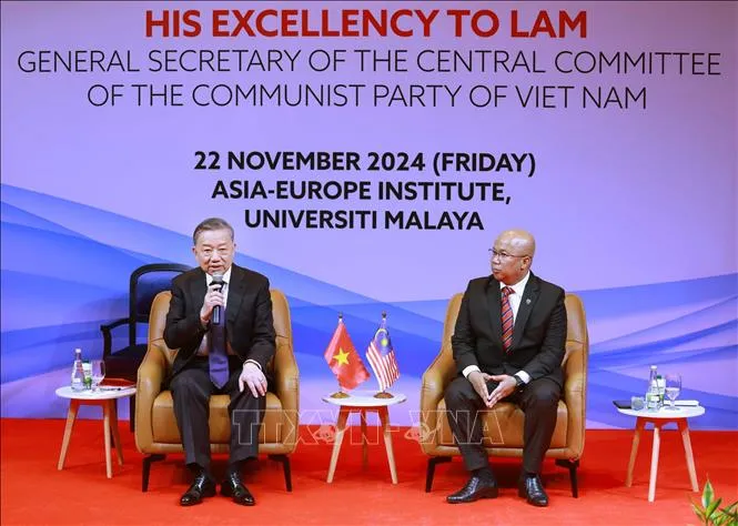 Tổng Bí thư Tô Lâm thăm và phát biểu tại Đại học Quốc gia Malaya - Ảnh 2. Tổng Bí thư Tô Lâm thăm và phát biểu tại Đại học Quốc gia Malaya - Ảnh 2.