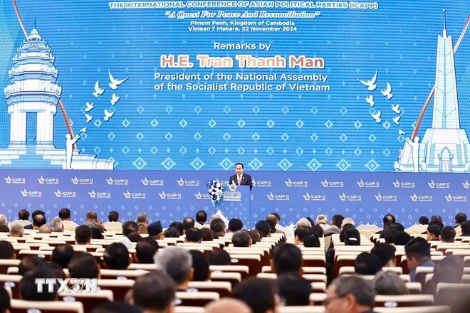 Toàn văn phát biểu của Chủ tịch Quốc hội Trần Thanh Mẫn tại Hội nghị ICAPP 12 - Ảnh 1. Toàn văn phát biểu của Chủ tịch Quốc hội Trần Thanh Mẫn tại Hội nghị ICAPP 12 - Ảnh 1.