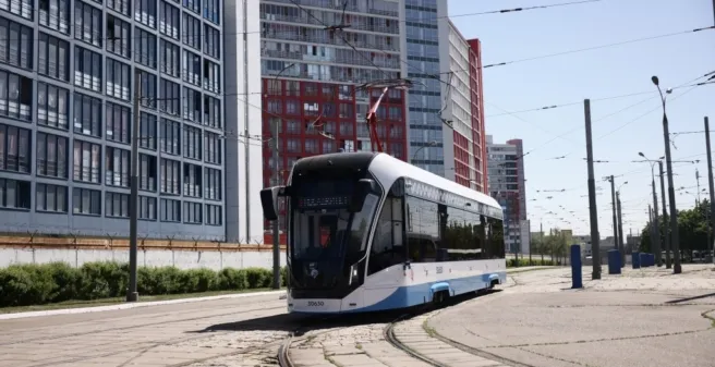 Moscow thử nghiệm tàu điện không người lái - Ảnh 1. Moscow thử nghiệm tàu điện không người lái - Ảnh 1.