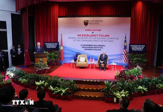 Phát biểu của Tổng Bí thư Tô Lâm tại Đại học Quốc gia Malaya (Malaysia) - Ảnh 1. Phát biểu của Tổng Bí thư Tô Lâm tại Đại học Quốc gia Malaya (Malaysia) - Ảnh 1.