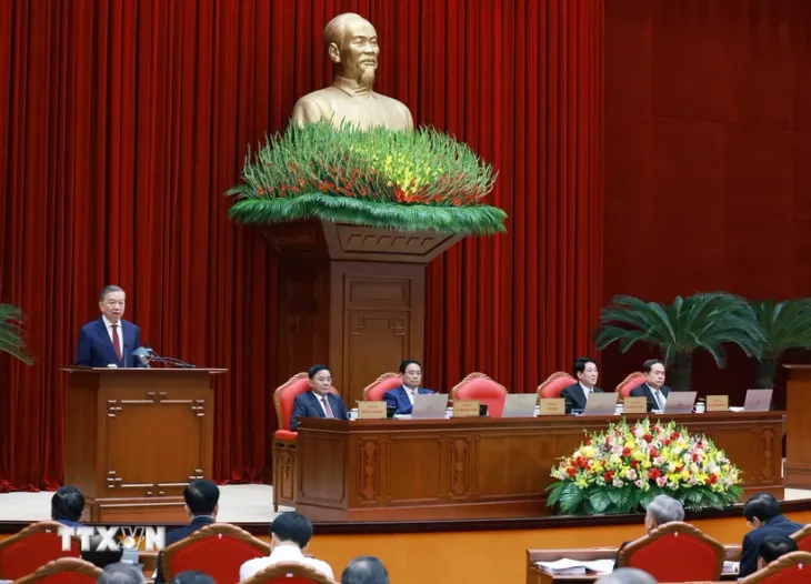 Tạo sự thống nhất, đồng thuận cao, quyết tâm thực hiện việc sắp xếp, tổ chức bộ máy - Ảnh 1. Tạo sự thống nhất, đồng thuận cao, quyết tâm thực hiện việc sắp xếp, tổ chức bộ máy - Ảnh 1.