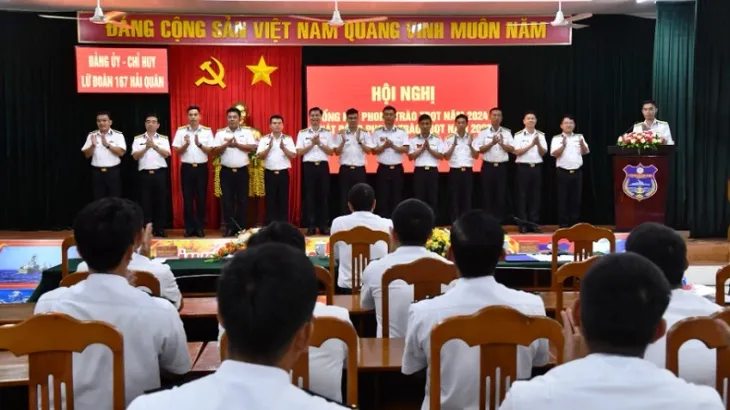 Lữ đoàn 167 Hải quân: Xây dựng đơn vị vững mạnh toàn diện “Mẫu mực, tiêu biểu” - Ảnh 1. Lữ đoàn 167 Hải quân: Xây dựng đơn vị vững mạnh toàn diện “Mẫu mực, tiêu biểu” - Ảnh 1.