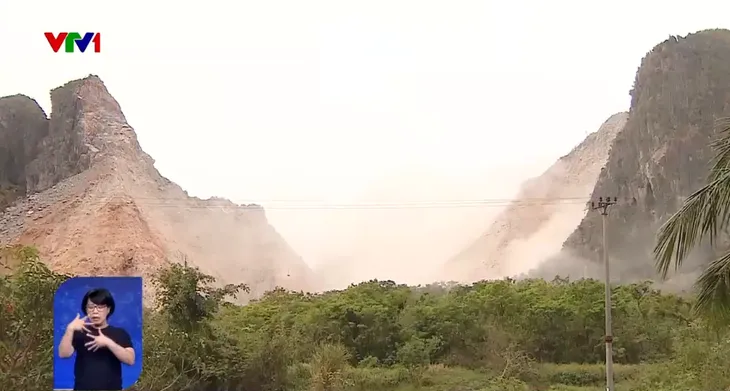 Nhà ở nứt toác, ô nhiễm môi trường do khai thác đá - Ảnh 2. Nhà ở nứt toác, ô nhiễm môi trường do khai thác đá - Ảnh 2.