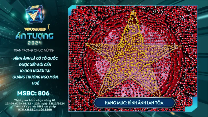 VTV Awards 2024 công bố 10 đề cử của hạng mục Hình ảnh lan toả - Ảnh 6. VTV Awards 2024 công bố 10 đề cử của hạng mục Hình ảnh lan toả - Ảnh 6.