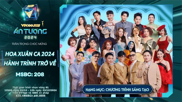 VTV Awards 2024: Điểm mặt 10 ứng cử viên tranh giải Chương trình sáng tạo - Ảnh 8. VTV Awards 2024: Điểm mặt 10 ứng cử viên tranh giải Chương trình sáng tạo - Ảnh 8.