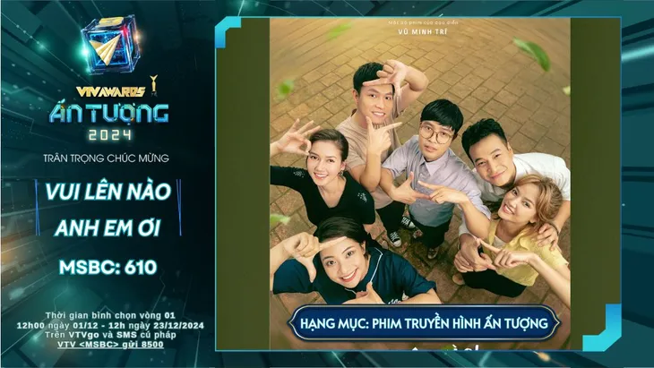 VTV Awards 2024: Lộ danh sách đề cử Phim truyền hình ấn tượng - Ảnh 10. VTV Awards 2024: Lộ danh sách đề cử Phim truyền hình ấn tượng - Ảnh 10.