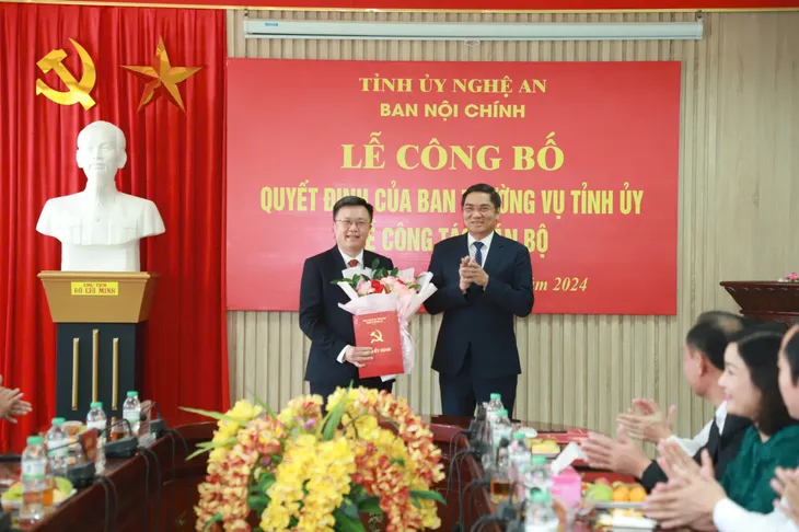 Ông Võ Minh Thế giữ chức Phó Trưởng ban Nội chính Tỉnh ủy Nghệ An - Ảnh 1. Ông Võ Minh Thế giữ chức Phó Trưởng ban Nội chính Tỉnh ủy Nghệ An - Ảnh 1.