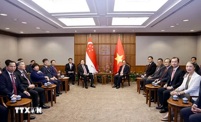 Việt Nam và Singapore chia sẻ lợi ích và tầm nhìn chiến lược chung - Ảnh 1. Việt Nam và Singapore chia sẻ lợi ích và tầm nhìn chiến lược chung - Ảnh 1.
