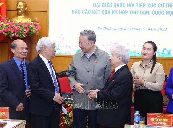 Tổng Bí thư Tô Lâm tiếp xúc cử tri Hà Nội - Ảnh 7. Tổng Bí thư Tô Lâm tiếp xúc cử tri Hà Nội - Ảnh 7.